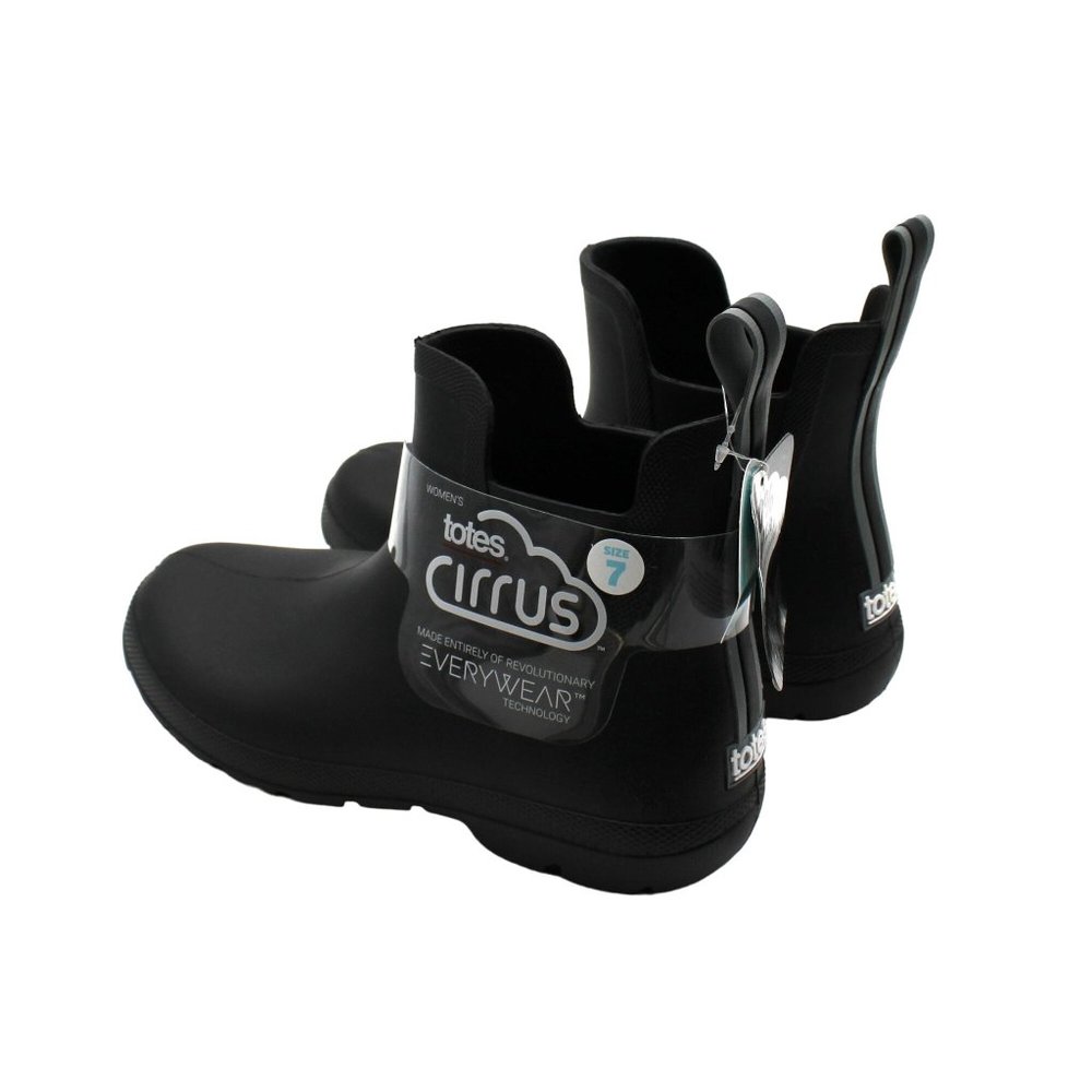 Totes Women's Everywear Chelsea Ankle Rain Boots Women's Shoes - Picture 5 of 7
